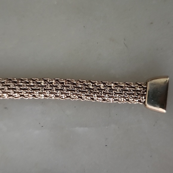 Monet Gold Toned  Woven Magnetic Close Bracelet - Picture 5 of 10